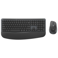 Клавиатура и Мышь Logitech Signature Comfort Plus Combo Черный Для дома и офиса, Беспроводные