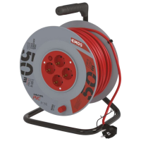 Prelungitor pe tambur EMOS P09250 50 m Red 