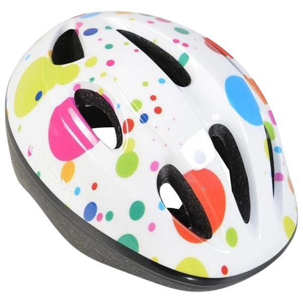 Cască de protecție Moni Y03 Dots White Multicolor White Multicolor photo 1