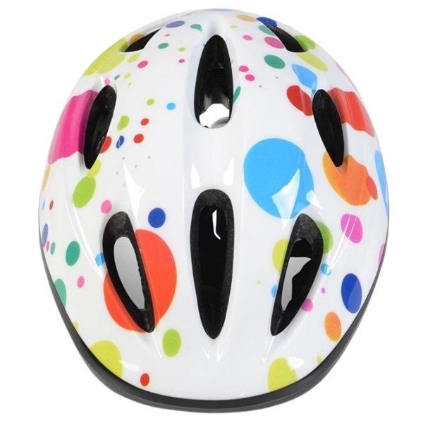 Cască de protecție Moni Y03 Dots White Multicolor White Multicolor photo 2