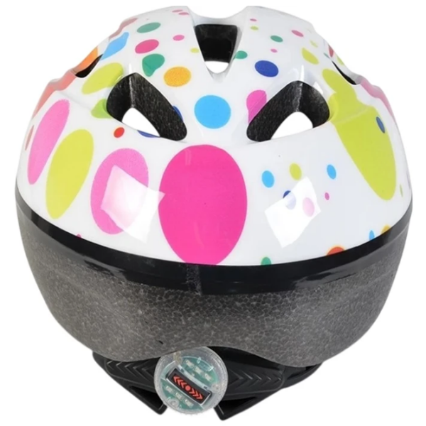 Cască de protecție Moni Y03 Dots White Multicolor White Multicolor photo 4