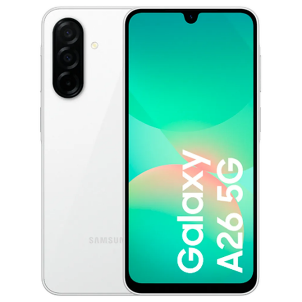 Samsung Galaxy A26 256 GB White  6.7" | 50 MP | 8 GB | Dual SIM photo 1