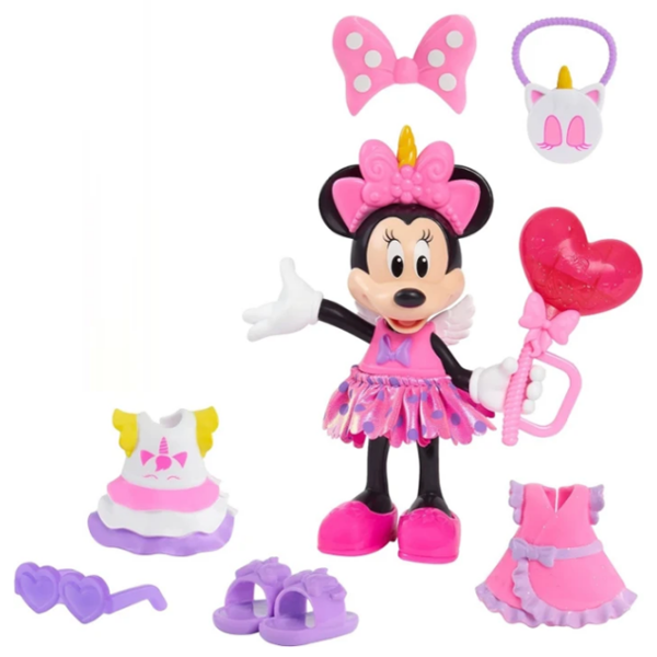 Игровой набор IMC Toys Disney Minnie Fabulous Fashion Doll Unicorn 89942 Розовый Для девочек, 3+ photo 2