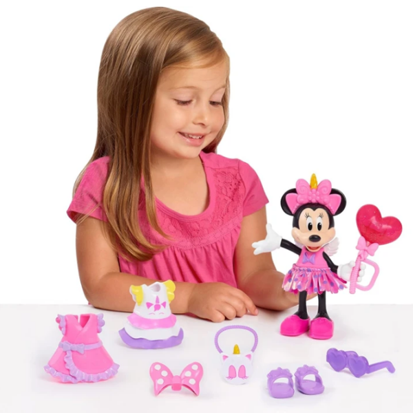 Игровой набор IMC Toys Disney Minnie Fabulous Fashion Doll Unicorn 89942 Розовый Для девочек, 3+ photo 4