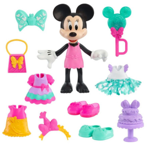 Игровой набор IMC Toys Disney Minnie Mouse Fabulous Doll Sweet Party 89992 Розовый Для девочек, 3+ photo 2