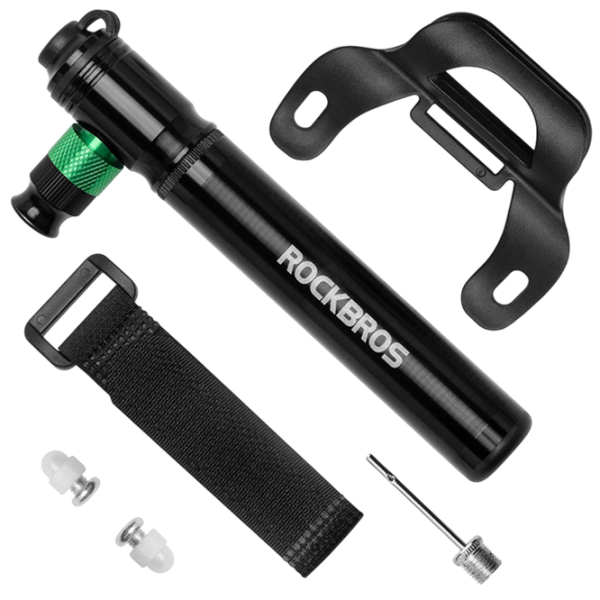 Насос велосипедный Rockbros CO2 bicycle pump Черный Серый Черный Серый photo 1