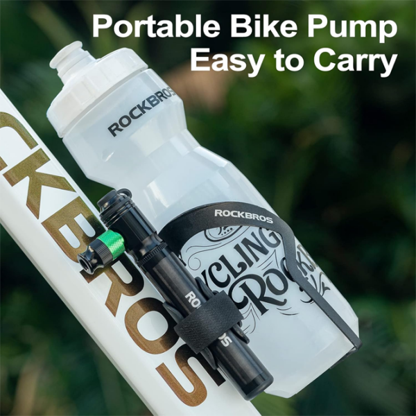 Насос велосипедный Rockbros CO2 bicycle pump Черный Серый Черный Серый photo 6