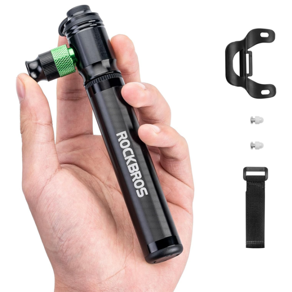 Насос велосипедный Rockbros CO2 bicycle pump Черный Серый Черный Серый photo 7