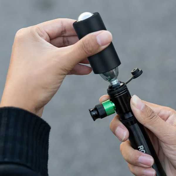 Насос велосипедный Rockbros CO2 bicycle pump Черный Серый Черный Серый photo 10