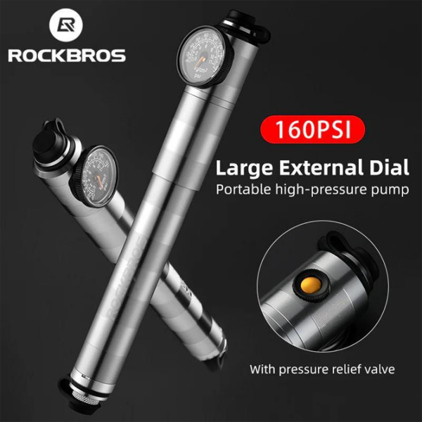 Apărători pentru bicicletă Rockbros HQ-67A-L03 Silver Black Silver Black photo 2