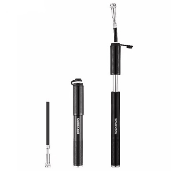 Pompă pentru biciclete Rockbros HQ-52BK Black Gray Black Gray photo 6