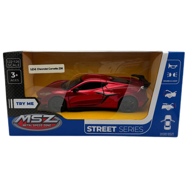 Машинка MSZ Chevrolet Corvette C8 Z06 2024 661289M
Черный
Бордовый