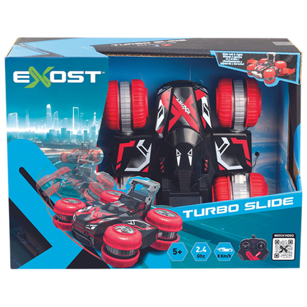 Машинка Exost Turbo Slide 20721S
Черный
Красный