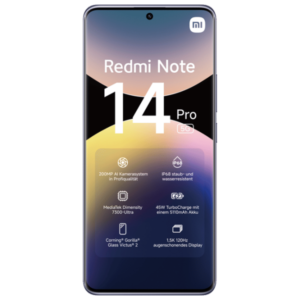 Xiaomi Redmi Note 14 Pro 5G 512 GB Purple Lavender 6.67" | 200 MP | 12 GB | Dual SIM photo 2