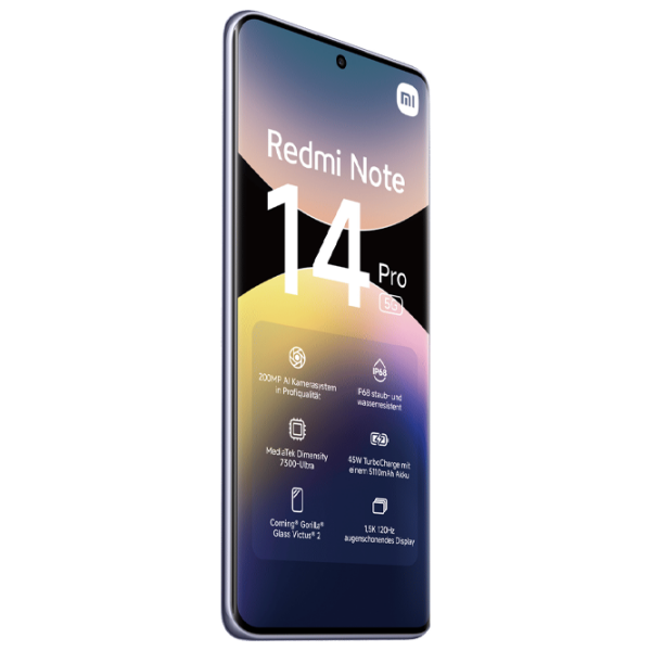 Xiaomi Redmi Note 14 Pro 5G 512 GB Purple Lavender 6.67" | 200 MP | 12 GB | Dual SIM photo 3