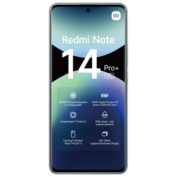 Xiaomi Redmi Note 14 Pro+ 5G 512 GB Blue Frost 6.67" | 200 MP | 12 GB | Dual SIM photo 2