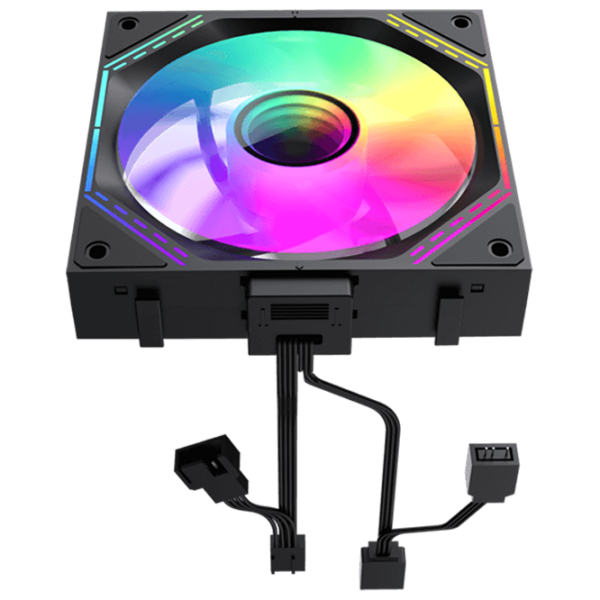 Вентилятор для корпуса Gamemax FN12A-S3I-R Черный  photo 7