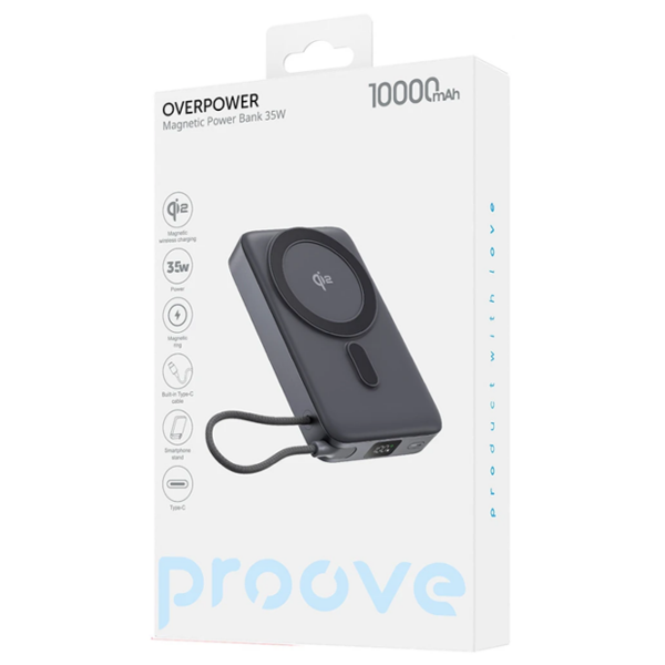 Power Bank 10000 мАч Proove OverPower (35 Вт) Серый  photo 8