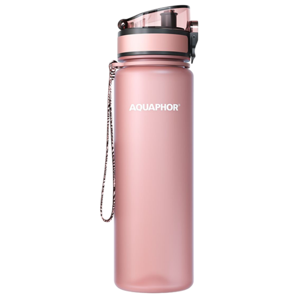 Sticlă pentru apă Aquaphor City Pink 0.5l photo 1