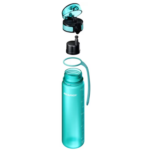 Sticlă pentru apă Aquaphor City Turquoise 0.5l photo 2