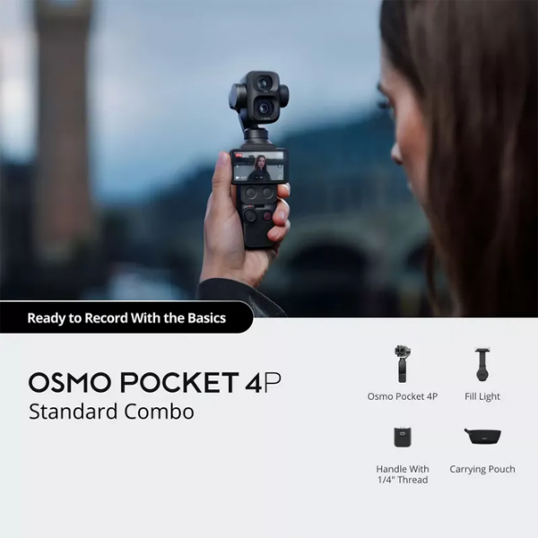 Экшн-камера DJI Osmo Pocket 4P Standard Combo Черный 37 МП / 1545 мАч /  photo 12