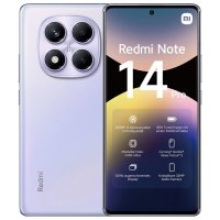 Xiaomi Redmi Note 14 Pro 4G 256 ГБ Пурпурный Aurora 6.67" | 200 МП | 8 ГБ | Dual SIM