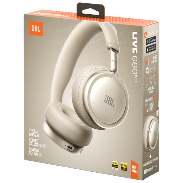 Наушники JBL LIVE680BT Шампанское Беспроводные / Персональный / Накладные photo 8