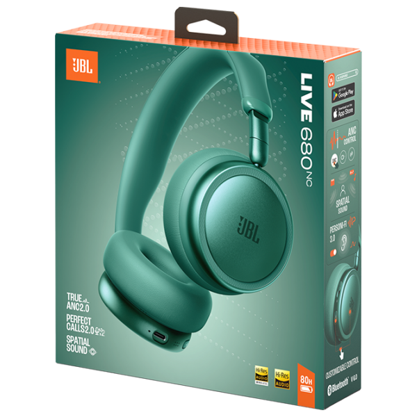 Наушники JBL LIVE680BT Зеленый Беспроводные / Персональный / Накладные photo 8