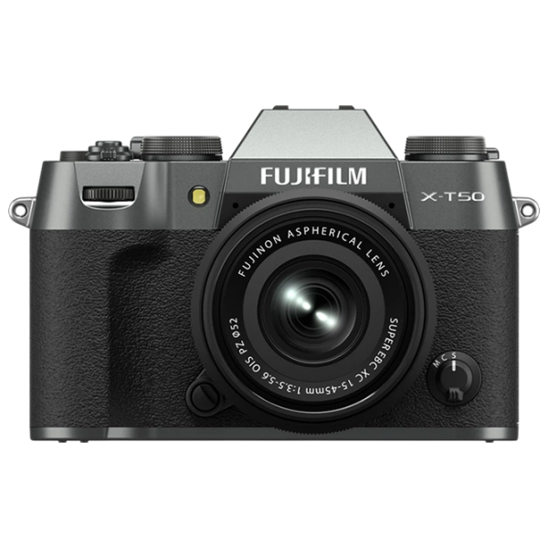 Cameră foto FujiFilm X-T50 15-45 mm + XC15-45mm Charcoal Silver CMOS, 40.2 MP, f/3.5 - f/5.6 photo 1