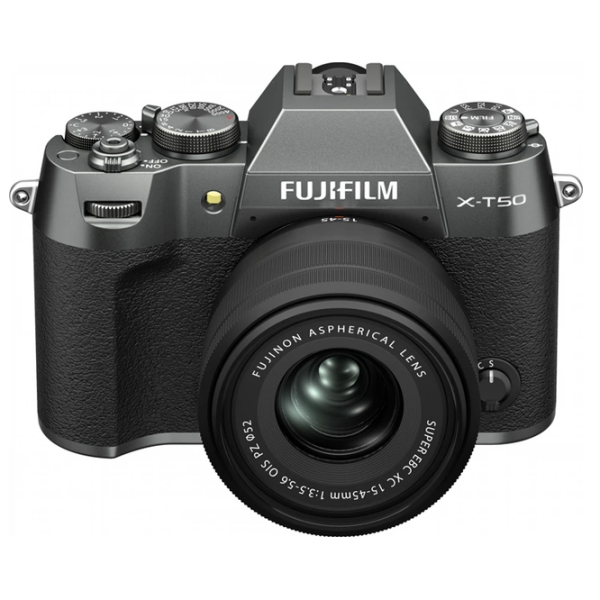 Cameră foto FujiFilm X-T50 15-45 mm + XC15-45mm Charcoal Silver CMOS, 40.2 MP, f/3.5 - f/5.6 photo 2