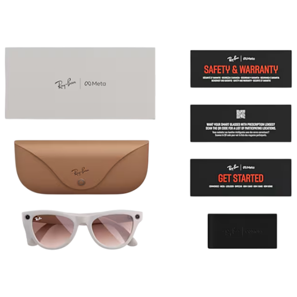 Ochelari smart Ray-Ban Meta Skyler Black  Fără fir / Transparent photo 8