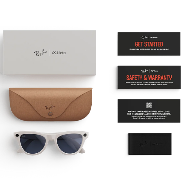 Ochelari smart Ray-Ban Meta Skyler Gray  Fără fir / Sapphire photo 6