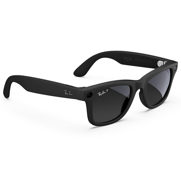 Ochelari smart Ray-Ban Meta Wayfarer Black  Fără fir / Gray photo 2