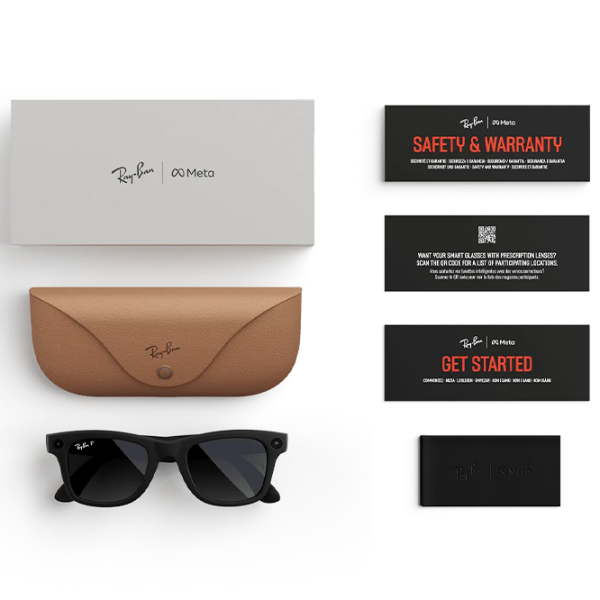 Ochelari smart Ray-Ban Meta Wayfarer Black  Fără fir / Gray photo 5