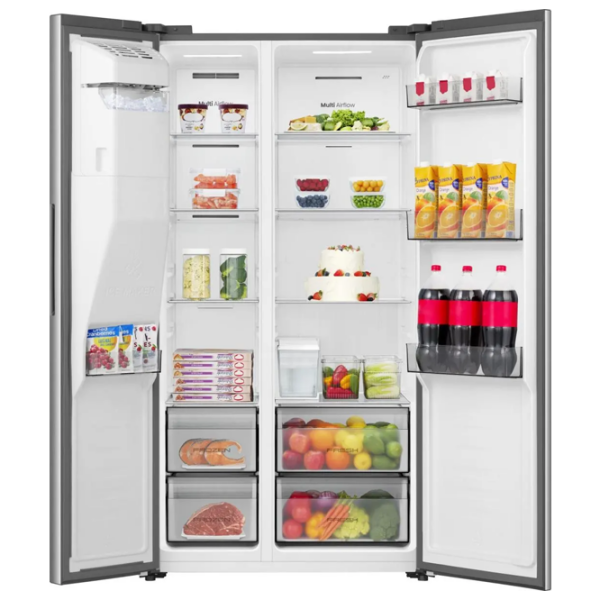 Frigider Hisense RS5P528STIE Inox 347l / No Frost, 181l / No Frost, E photo 7