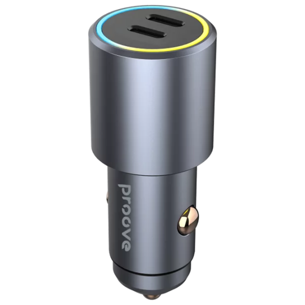 Încărcător auto Proove Double Energy (50 W) Gray 3 A / Gray photo 1