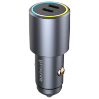 Încărcător auto Proove Double Energy (50 W) Gray 3 A / Gray