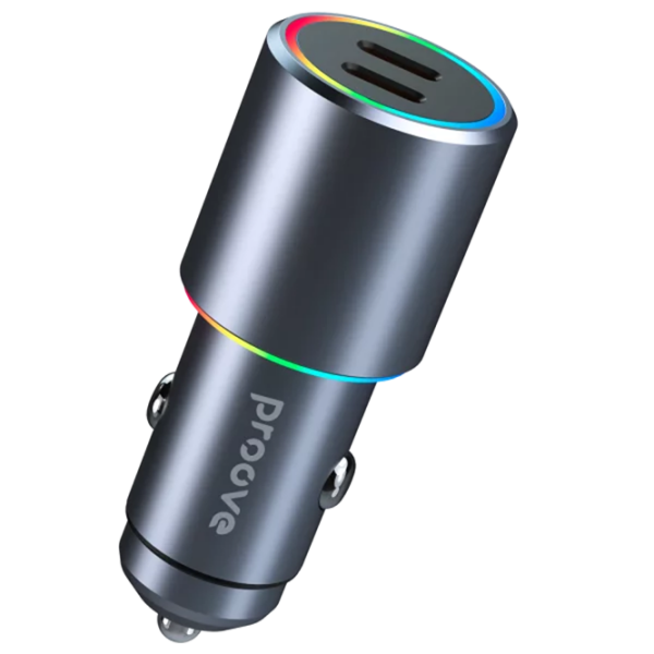 Încărcător auto Proove Double Energy (50 W) Gray 3 A / Gray photo 4