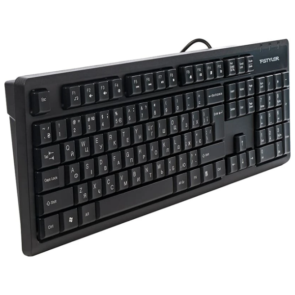 Клавиатура A4Tech FK12 Черный Для дома и офиса, Проводная photo 3