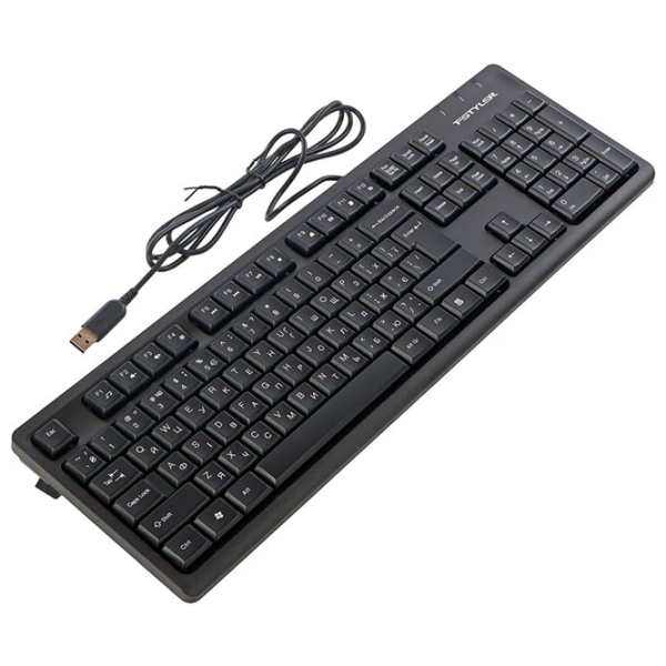 Клавиатура A4Tech FK12 Черный Для дома и офиса, Проводная photo 4