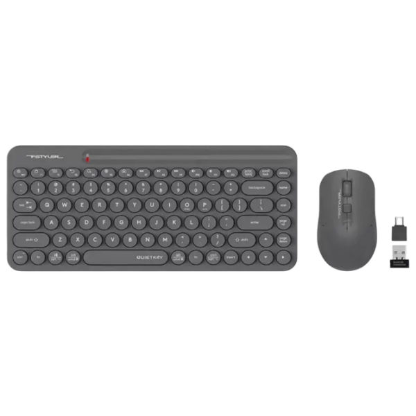 Клавиатура и Мышь A4Tech FG3200 Air2 Серый Для дома и офиса, Беспроводные photo 2