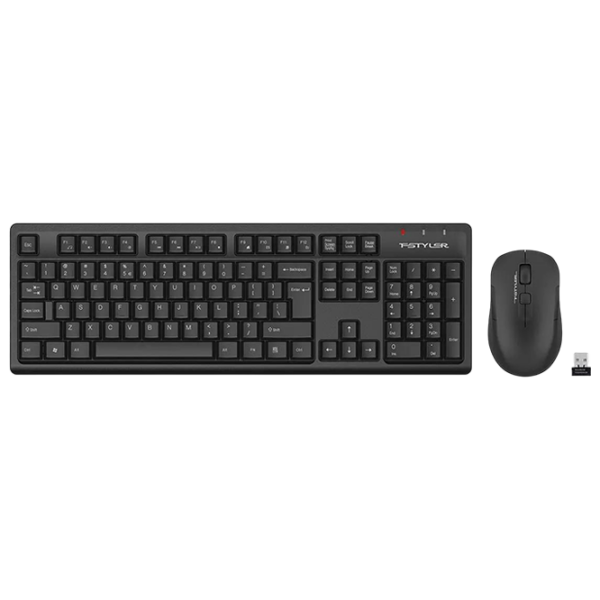 Клавиатура и Мышь A4Tech FG1200 Черный Для дома и офиса, Беспроводные photo 1