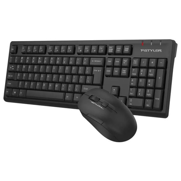 Клавиатура и Мышь A4Tech FG1200 Черный Для дома и офиса, Беспроводные photo 3