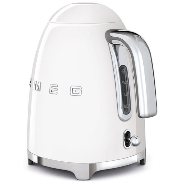 Электрочайник Smeg KLF03WHEU Белый 2400 Вт, 1.7л, Внутреннее покрытие: Нержавеющая сталь photo 3