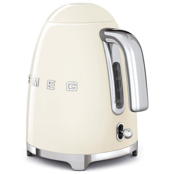 Электрочайник Smeg KLF03CREU Кремовый 2400 Вт, 1.7л, Внутреннее покрытие: Нержавеющая сталь photo 3