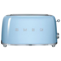 Тостер Smeg TSF02PBEU Голубой 1500 Вт, Количество степеней обжаривания: 6