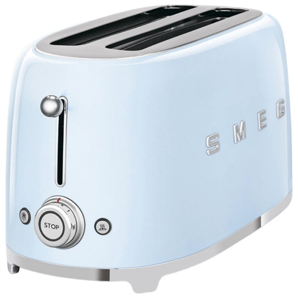 Тостер Smeg TSF02PBEU Голубой 1500 Вт, Количество степеней обжаривания: 6 photo 2