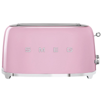 Тостер Smeg TSF02PKEU Розовый 1500 Вт, Количество степеней обжаривания: 6