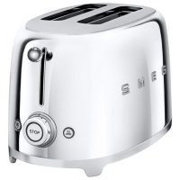 Тостер Smeg TSF01SSEU Нержавеющая сталь 950 Вт, Количество степеней обжаривания: 6