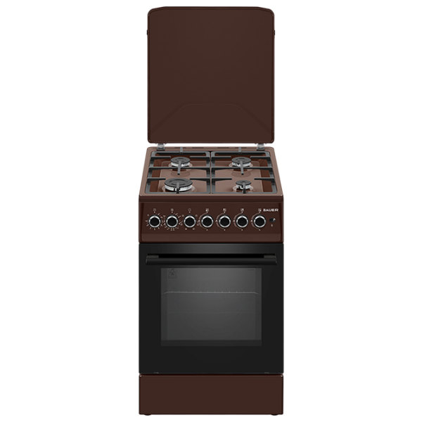 Плита Bauer TE 5640 BICTT Коричневый Тип плиты: Газовая, 58 л, Тип духовки: Газовая photo 1